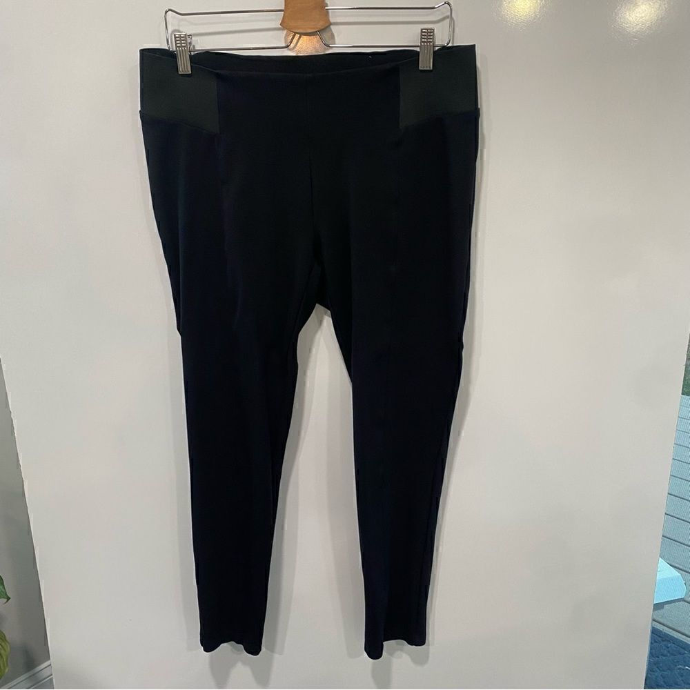 A Pea in the‎ Pod large black pull on business casual pants maternity size large